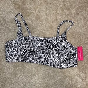 Snake Skin Bikini Top